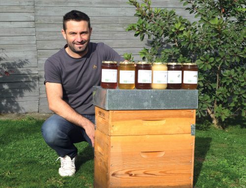 Julien Saby, apiculteur à Chaspuzac